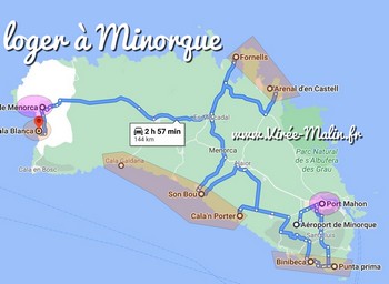 Où loger à Minorque et dans quelle ville dormir à Minorque ?