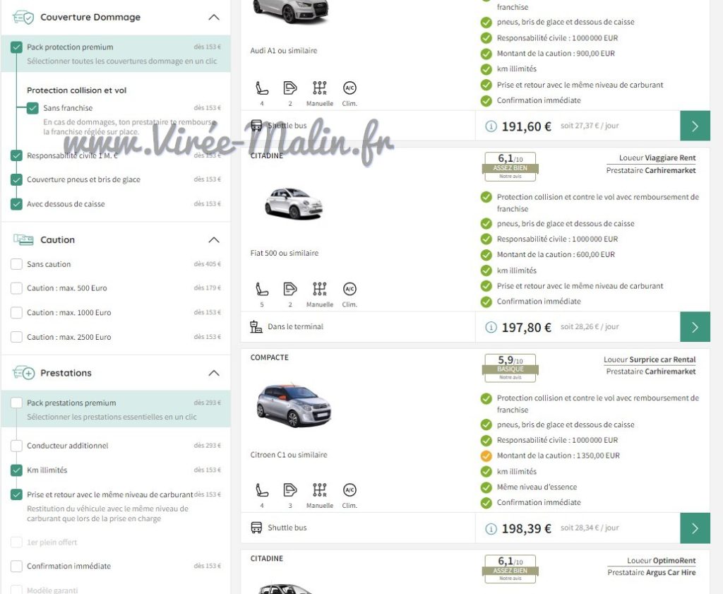 assurance-voiture-location-Bergame-aeroport