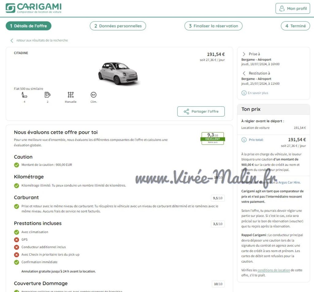 conseils-voiture-location-Bergame-Milan-Lac-Come