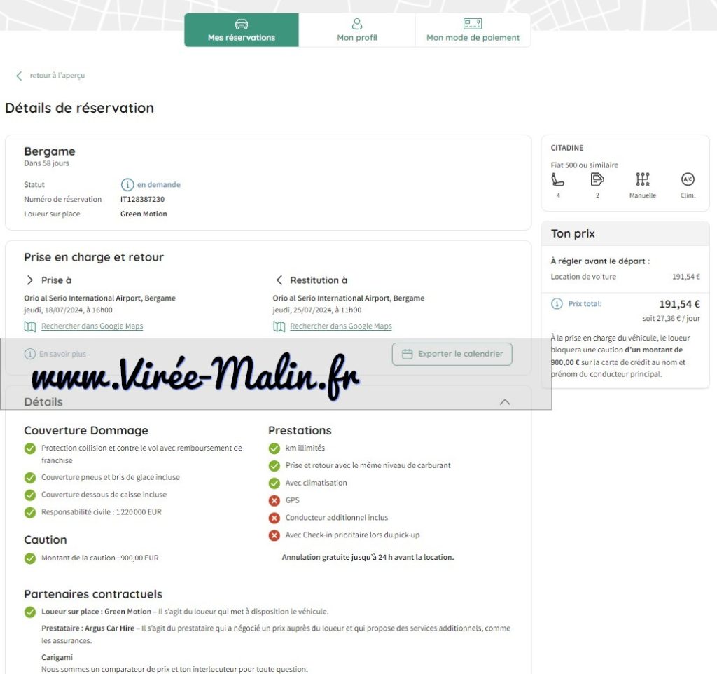 validation-voiture-location-pour-road-trip-depuis-Aeroport-Bergame