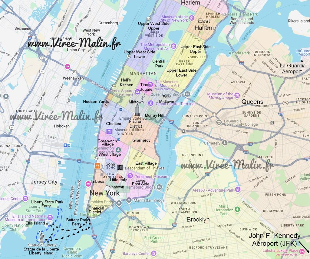 Quartiers-New-York-carte